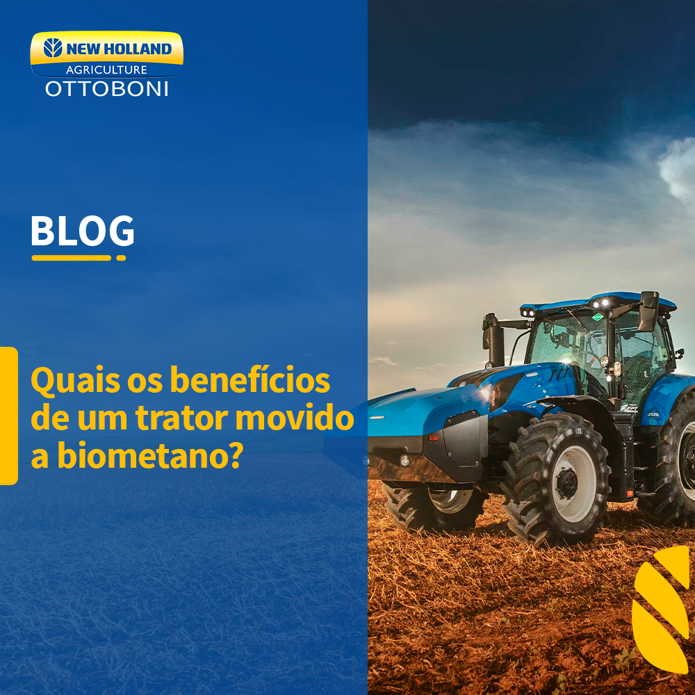 Quais os benefícios de um trator movido a biometano?