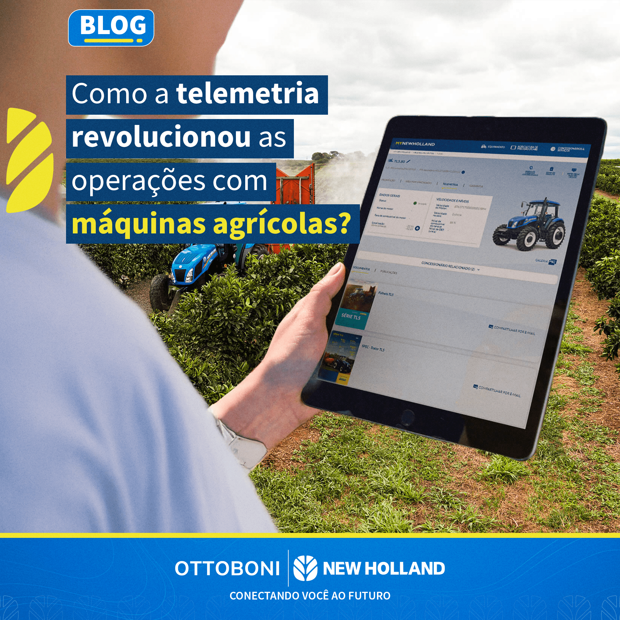 Como a Telemetria revolucionou as operações com máquinas agrícolas?