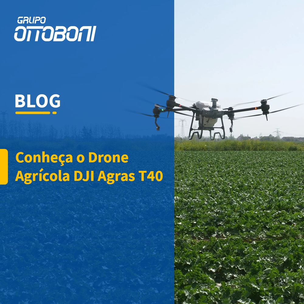 Conheça o Drone Agrícola DJI Agras T40
